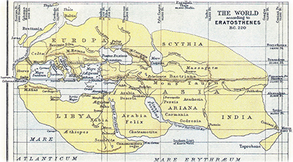 Mapa Eratostenes